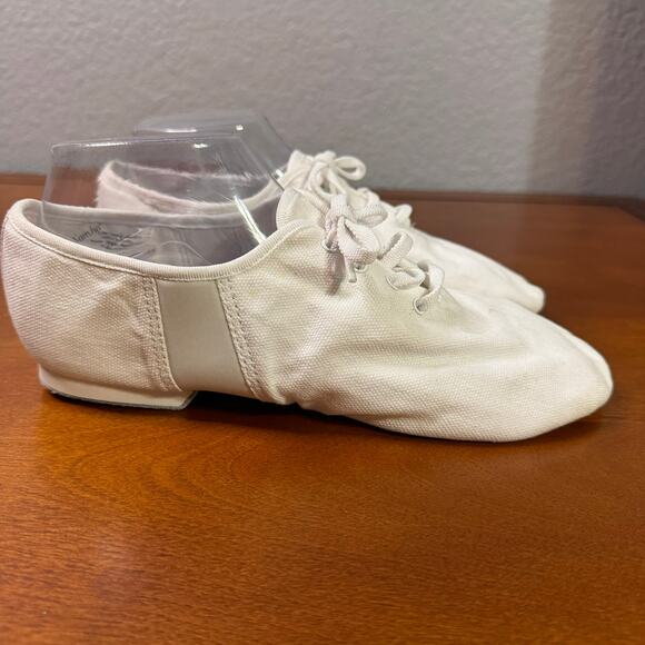 Sansha Women's Tivoli White Canvas Dance Shoes size 12M New QC2303 - Picture 2 of 7